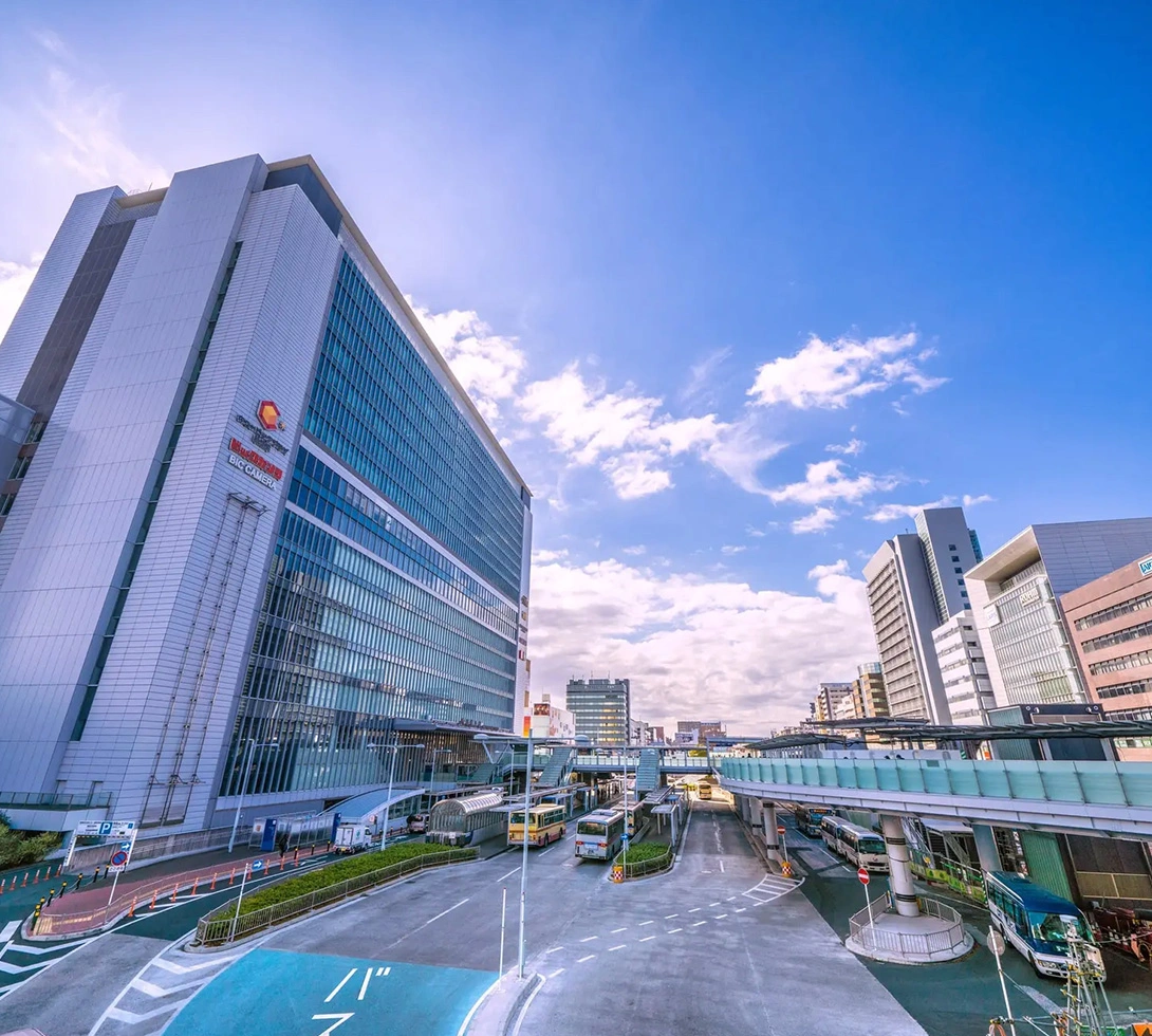 チームのハイタッチ